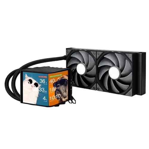 TRYX PANORAMA Water 240mm 81.32 CFM Black image