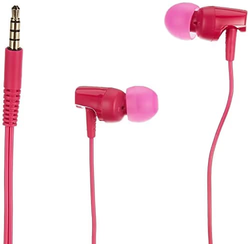 Audio-Technica SonicFuel CLR100iS Closed-Back In-Ear Headphones with Microphone in Pink main image
