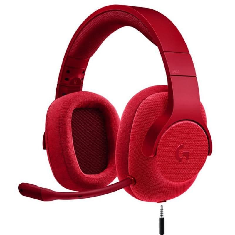 Logitech G433 Red 7.1 Channel Open-Back Gaming Headset main image