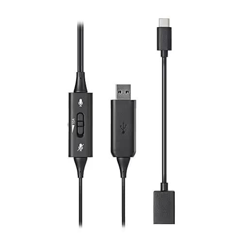 Audio-Technica ATH-102USB Closed-Back Wired Headphones, Black image