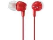 Sony CZ-MDREX10LP Closed In-Ear Headphones Red/White main image