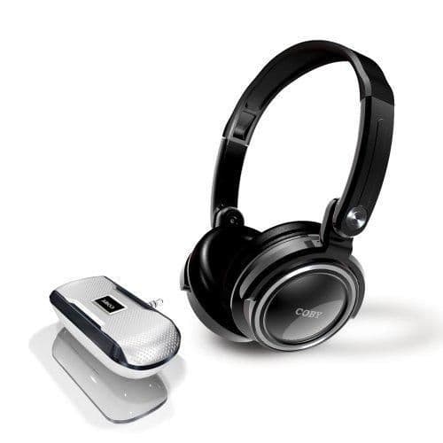 Coby CV18523BLK Closed-Back Headphones image