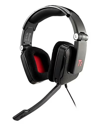 Thermaltake SHOCK Closed-Back Black / Red Headset image