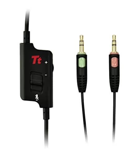 Thermaltake SHOCK Closed-Back Black / Red Headset image