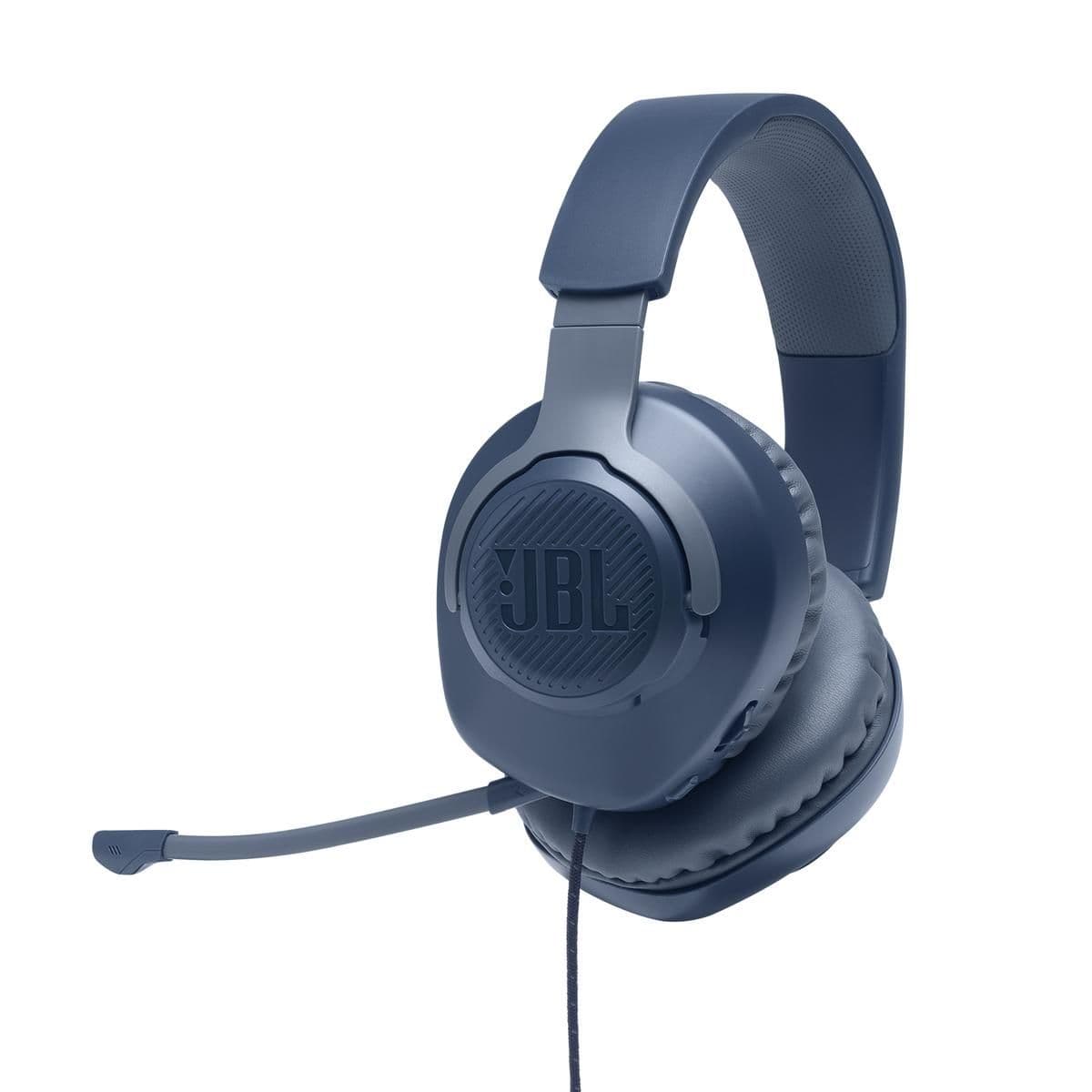 JBL Quantum 100 Closed-Back Blue Gaming Headset main image