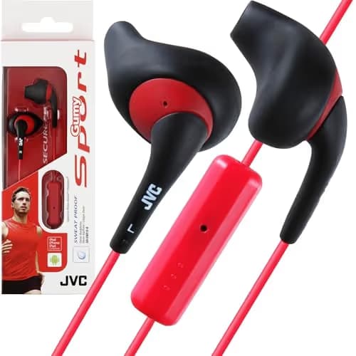 JVC HA-ENR15-B-K Closed Earbud With Microphone main image