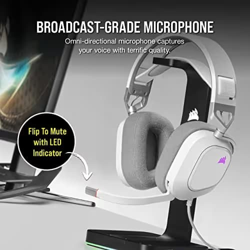Corsair HS80 Gaming Headset RGB 7.1 Channel image