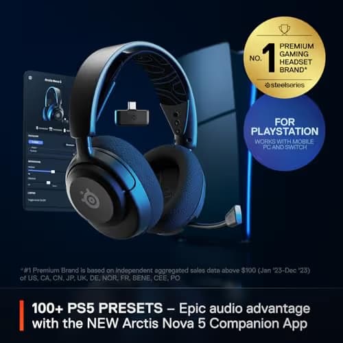 SteelSeries Arctis Nova 5p Closed-Back Gaming Headset image