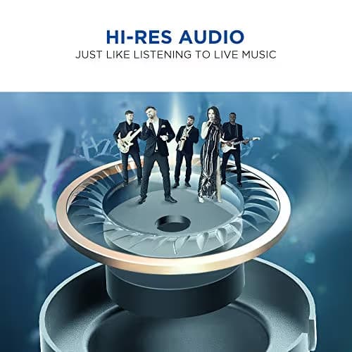 1MORE Triple Driver (Black/Gold) In-Ear Headphones with Microphone image