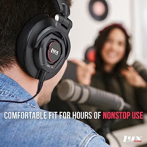 LyxPro HAS-30 Closed-Back Wired Headphones image
