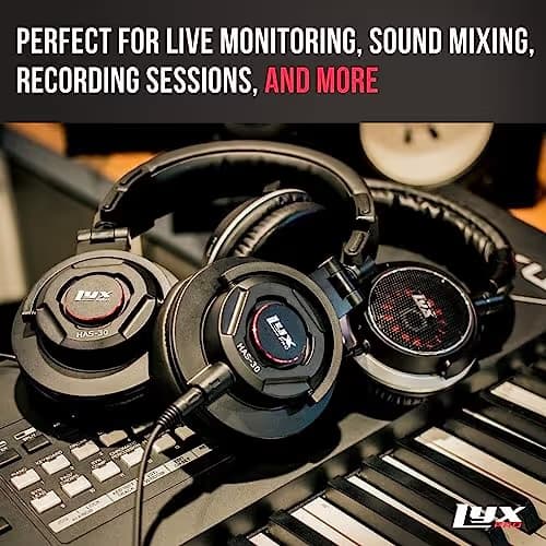 LyxPro HAS-30 Closed-Back Wired Headphones image