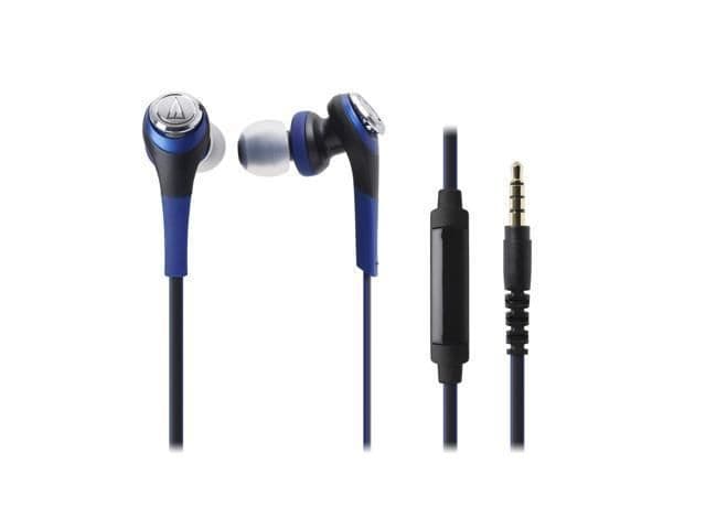 Audio-Technica Solid Bass CKS550iS Closed In-Ear Wired Headphones with Microphone main image