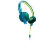 Philips SHO4200BG Wired Headphones Closed-Back Green/Blue image