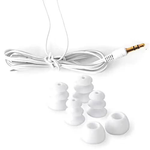 Pyle Audio PWPE10W In-Ear Closed-Back Transparent Headphones image