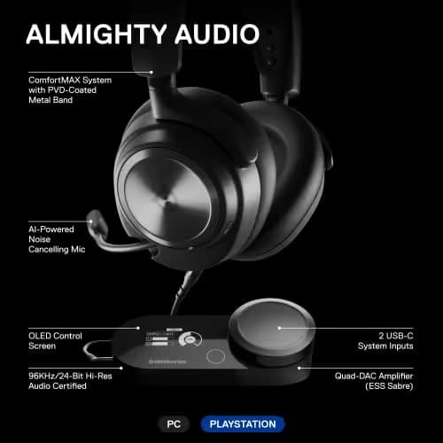 SteelSeries Arctis Nova Pro Closed Black Headset image