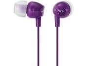 Sony CZ-MDREX10LP/VLT Purple Closed In-Ear Headphones image