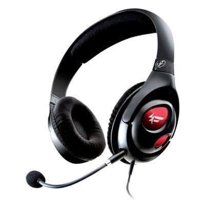 Creative Labs HS-800 Fatal1ty Closed Black / Red Gaming Headset image