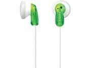Sony CZ-MDRE9LP Closed Earbud (Green / White) image
