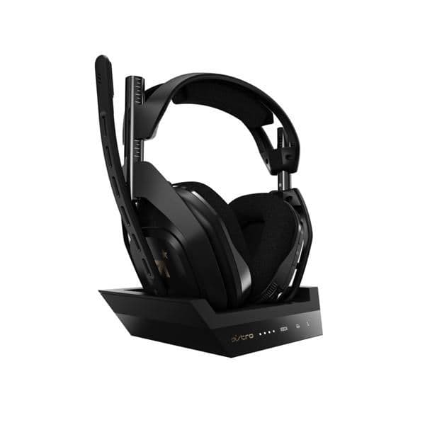 Logitech ASTRO A50 Closed-Back Wireless Gaming Headset + Base Station Black/Gold image