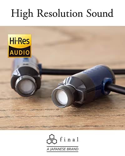 Final E1000C Closed-Back Wired Earbuds Blue / Black image