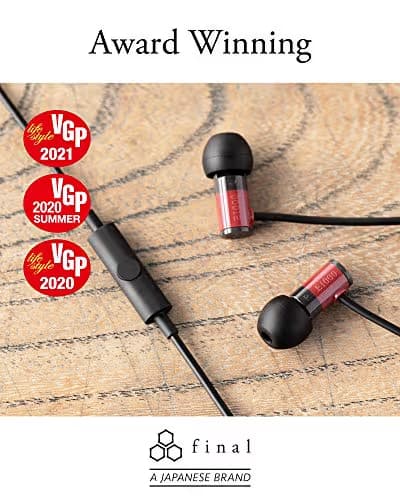 Final E1000C Closed-Back Wired Earbuds Blue / Black image