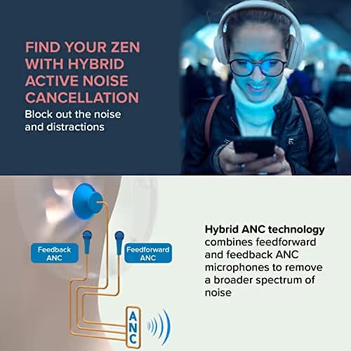 Creative Labs Zen Hybrid Closed-Back White Headphones image