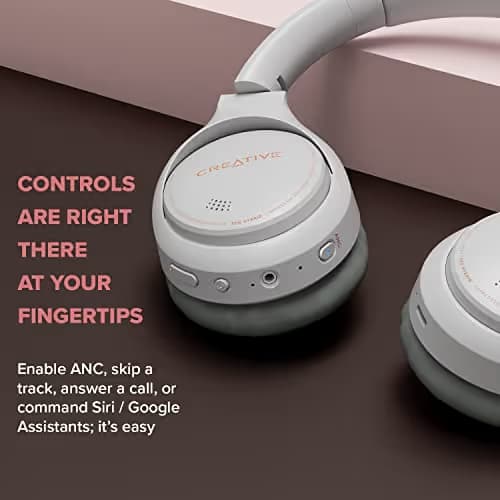 Creative Labs Zen Hybrid Closed-Back White Headphones image