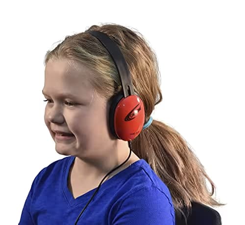 Ergoguys 2800-RD Closed-Back Headphones (Black / Red) image