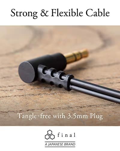 Final E1000 Closed-Back Wired Earbuds Red / Black image
