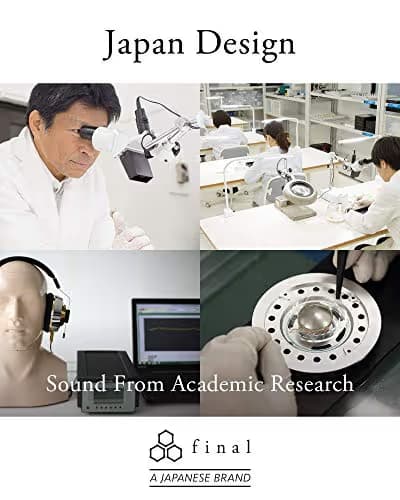Final E1000 Closed-Back Wired Earbuds Red / Black image