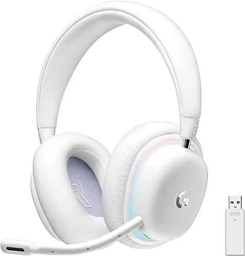 Logitech G735 Closed White Gaming Headset main image