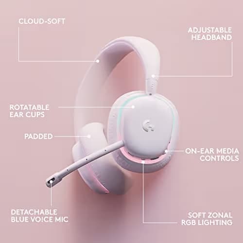 Logitech G735 Closed White Gaming Headset image
