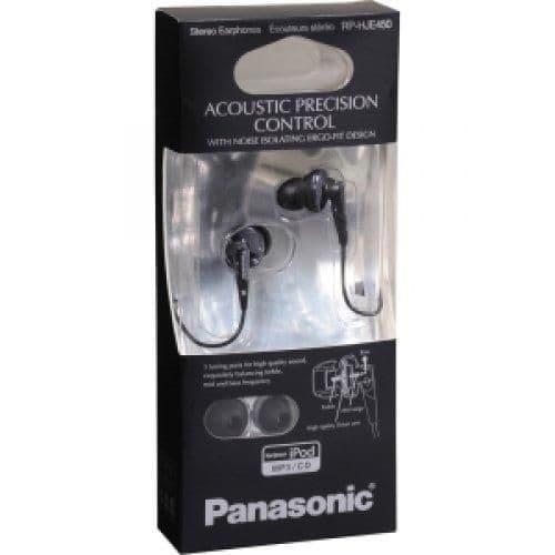 Panasonic RP-HJE450-K Wired Closed-Back In-Ear Headphones main image