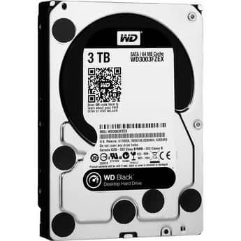 Western Digital Black 3TB HDD 3.5" 7200RPM SATA image