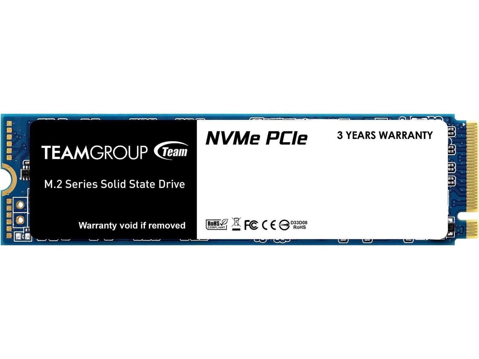 TEAMGROUP MP34 256GB SSD M.2-2280 PCIe 3.0 x4 NVMe main image