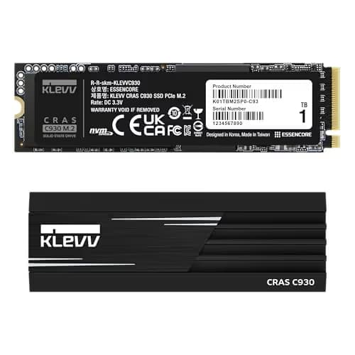 Klevv CRAS C930 1TB SSD M.2-2280 PCIe 4.0 X4 NVMe image