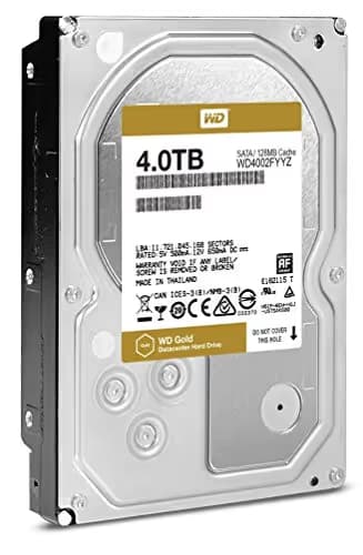 Western Digital Gold 4 TB HDD 7200RPM 3.5" SATA Internal image