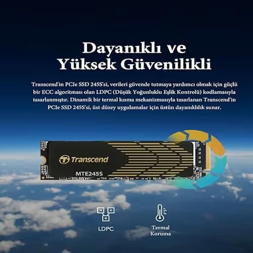 Transcend MTE245S 500GB SSD M.2 2280 PCIe 4.0 NVMe image