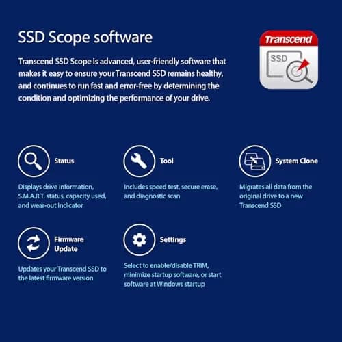 Transcend TS256GSSD370S 256GB SSD 2.5" SATA image