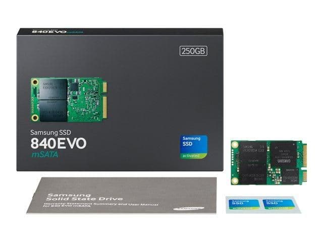 Samsung 840 Evo 250GB SSD mSATA SATA image