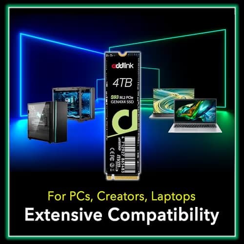 Addlink S93 4TB SSD M.2-2280 PCIe 4.0 X4 NVMe image