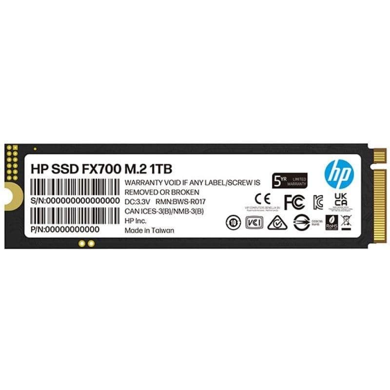 HP FX700 1TB SSD M.2-2280 PCIe 4.0 x4 NVMe main image