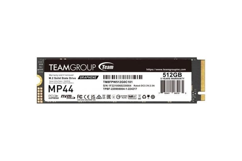 TEAMGROUP MP44 512GB SSD M.2-2280 PCIe 4.0 x4 NVMe image