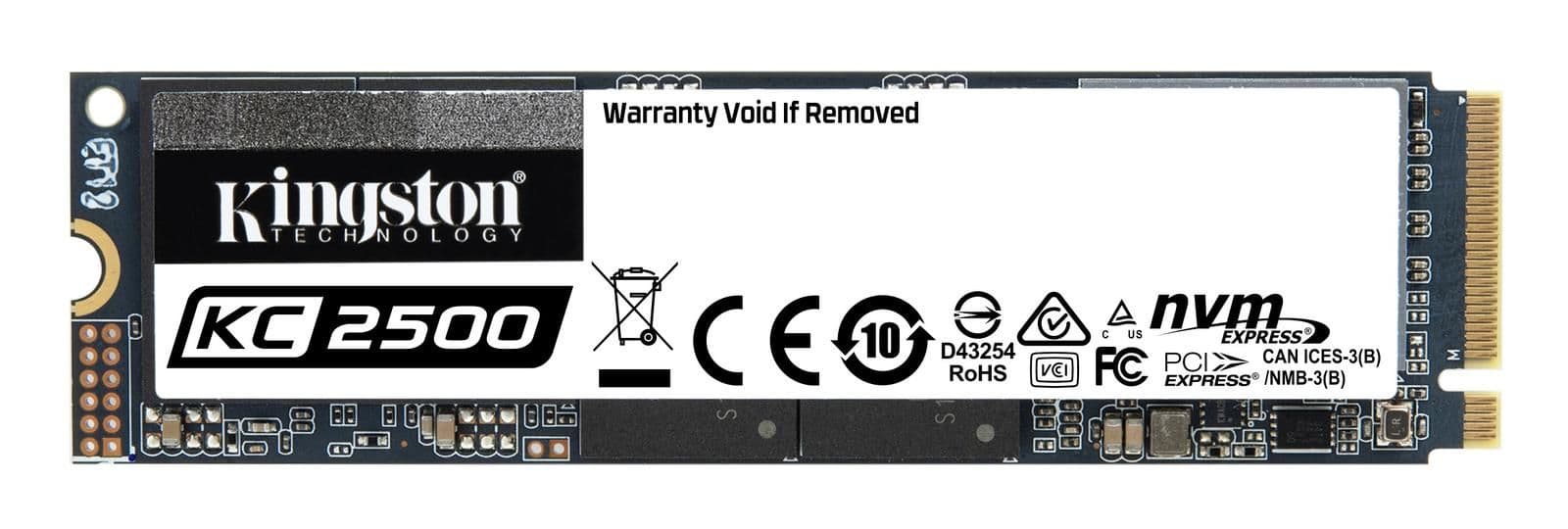 Kingston KC2500 250GB SSD M.2 PCIe 3.0 NVMe image