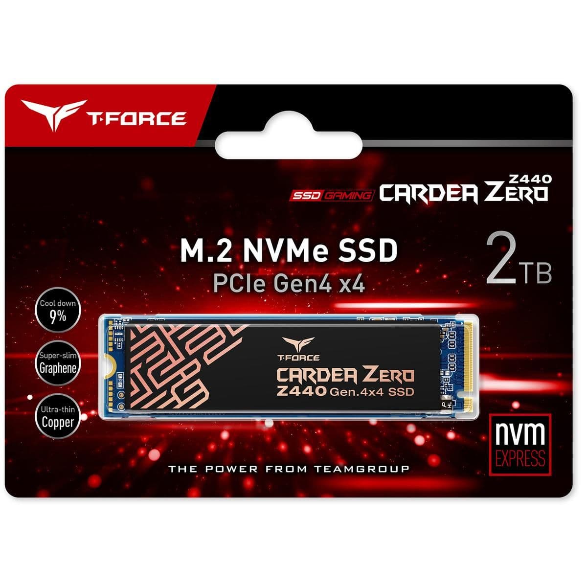 TEAMGROUP Cardea Zero Z440 Graphene 2TB M.2-2280 SSD PCIe 4.0 x4 NVMe main image