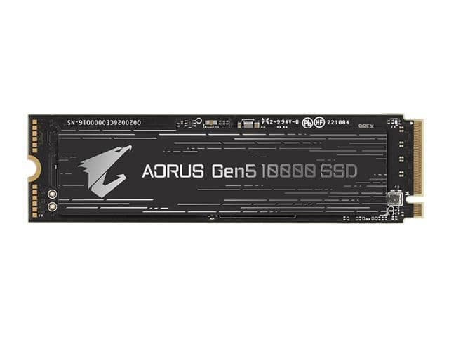 Gigabyte AORUS Gen5 10000 1TB M.2-2280 SSD PCIe 5.0 NVMe main image