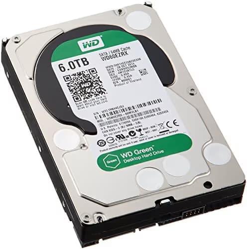 Western Digital Green 6TB 3.5" HDD 5400RPM SATA 6.0 Gb/s Internal image