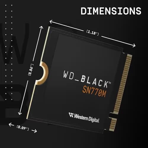 Western Digital WD_BLACK SN770M 500GB SSD M.2 2230 PCIe 4.0 NVMe image