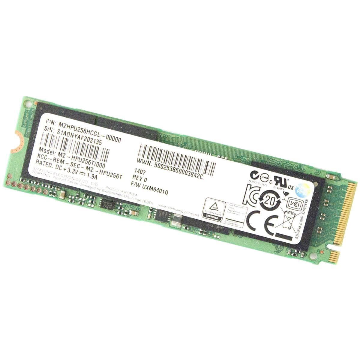 Samsung SM951 256GB SSD M.2-2280 PCIe 3.0 X4 NVME image
