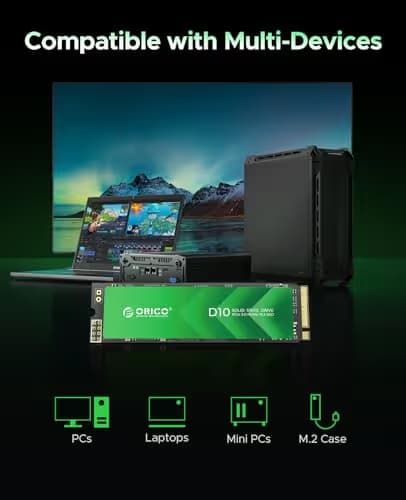 Orico D10 2TB M.2-2280 SSD PCIe 3.0 x4 NVMe image